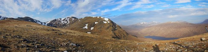 A' Chailleach from ridge to east. Photo Colin Matheson