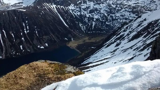 The view from Sgor Gheoidh, Cairngorms. Photo Fran Britain