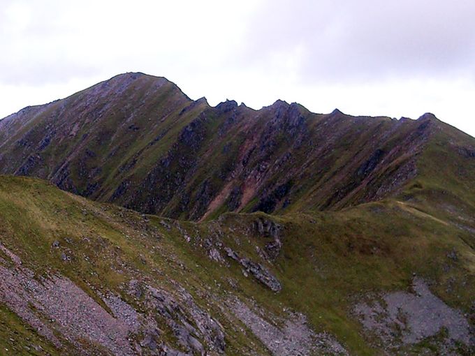 the Mullach Fraoch-choire ridge. Photo Colin Lamont