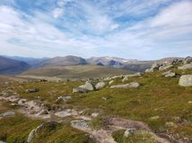 Looking at Ben Macdui from on Bynack More