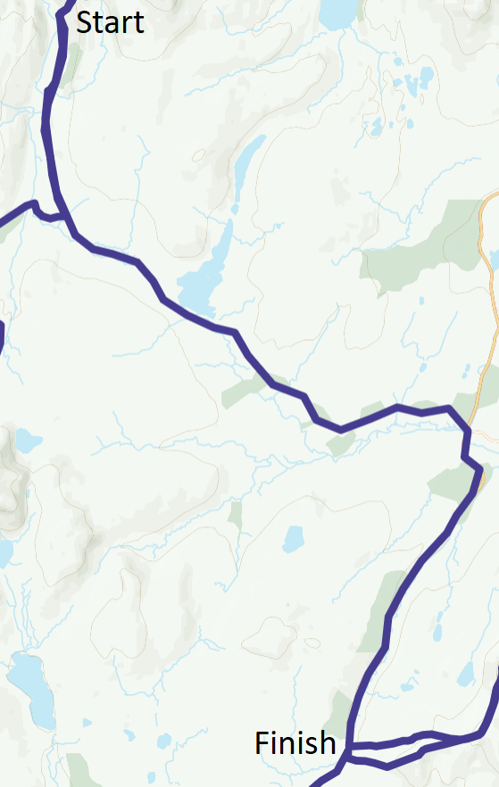 cycle from Ben Hope to Strath Vagastie